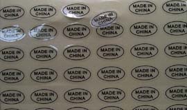 Transparent vinyl label